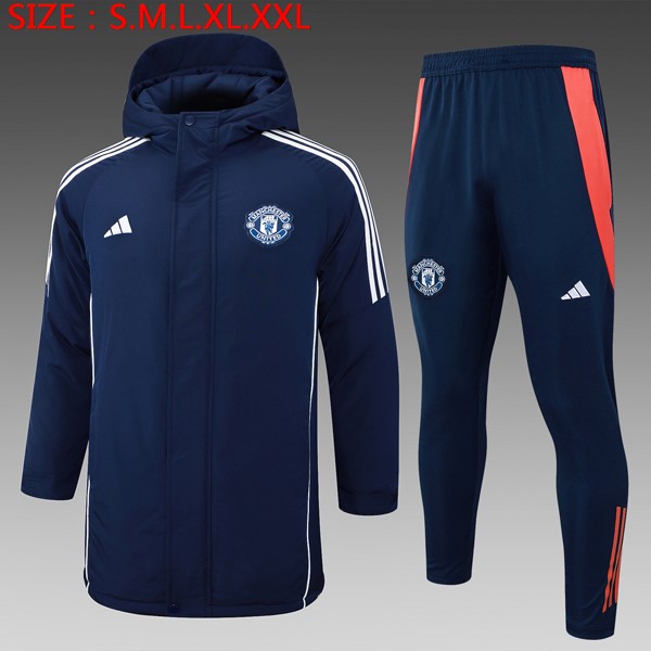 Abrigo Manchester United Conjunto Completo 2024/25 Azul